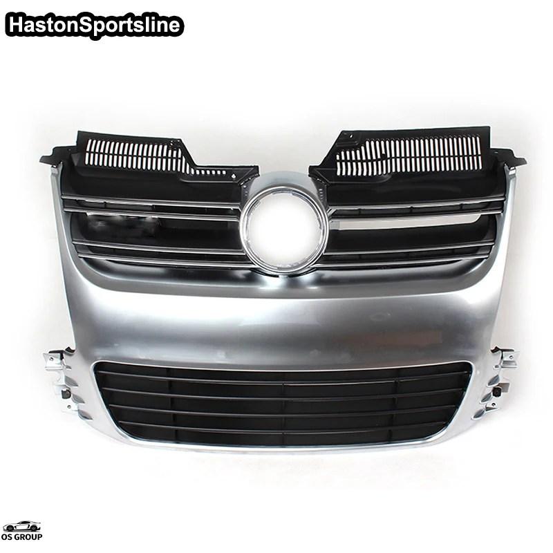 並行輸入品 R32 MK5 ゴルフ 5 シルバー フロント グリル