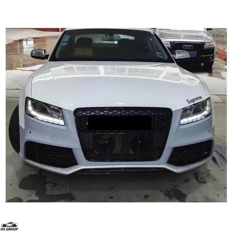【並行輸入品】 アウディ A5 2008年-2016年 RS5 スポーツ バージョン フロント バンパー グリル カスタム パーツの画像