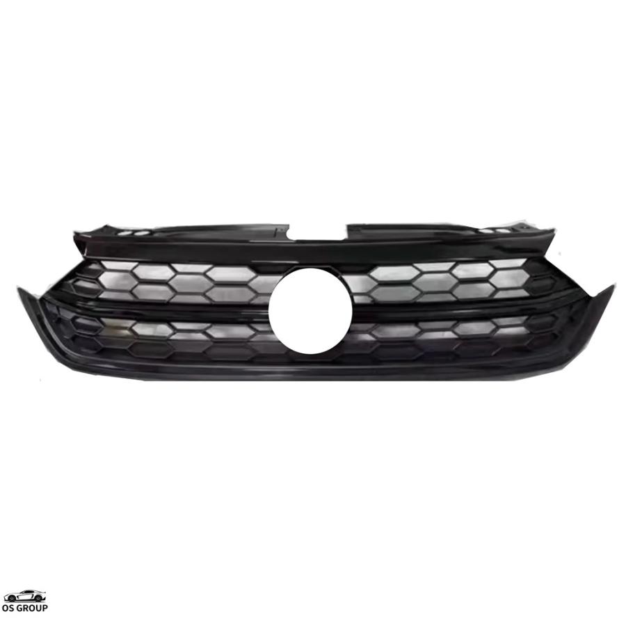 【並行輸入品】 キット グリル マスク ラジエーター グリル フロント バンパー ネット アセンブリ フォルクスワーゲン vw サギター ジェッタ GTI カスタム パーの画像