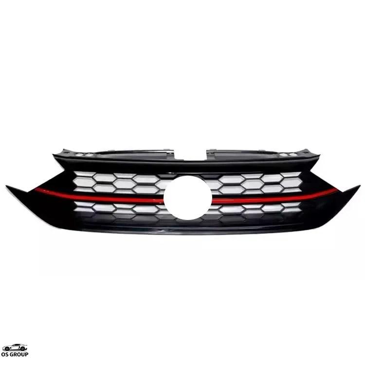 【並行輸入品】 キット グリル マスク ラジエーター グリル フロント バンパー ネット アセンブリ フォルクスワーゲン vw サギター ジェッタ GTI カスタム パーの画像