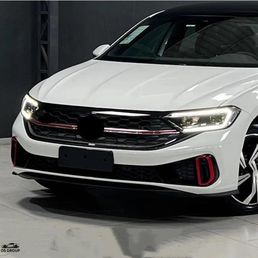【並行輸入品】 キット グリル マスク ラジエーター グリル フロント バンパー ネット アセンブリ フォルクスワーゲン vw サギター ジェッタ GTI カスタム パーの画像