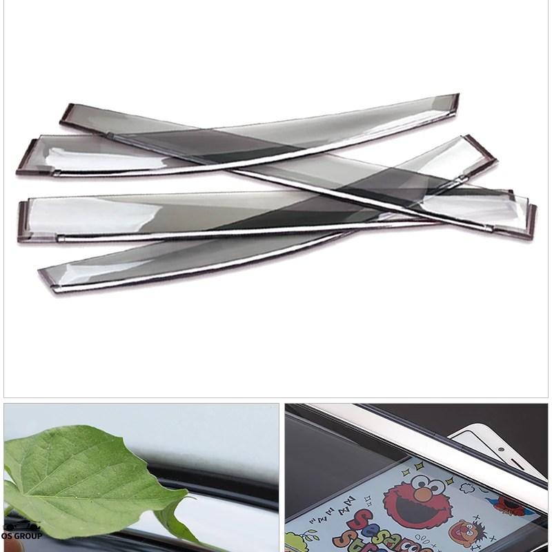 Déflecteurs D’air / De Vent à Coller Pour Nissan Navara Frontier Pick Up D22 2001 2005 Np300 D22 2008 4 Avant Et Arriere