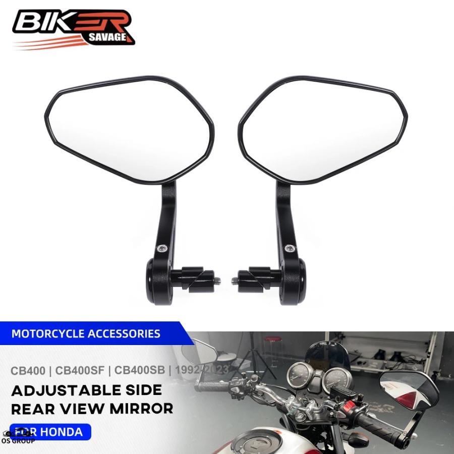 並行輸入品 リア ミラー ホンダ CB400 CB400SF CB400SB 1992年-2023