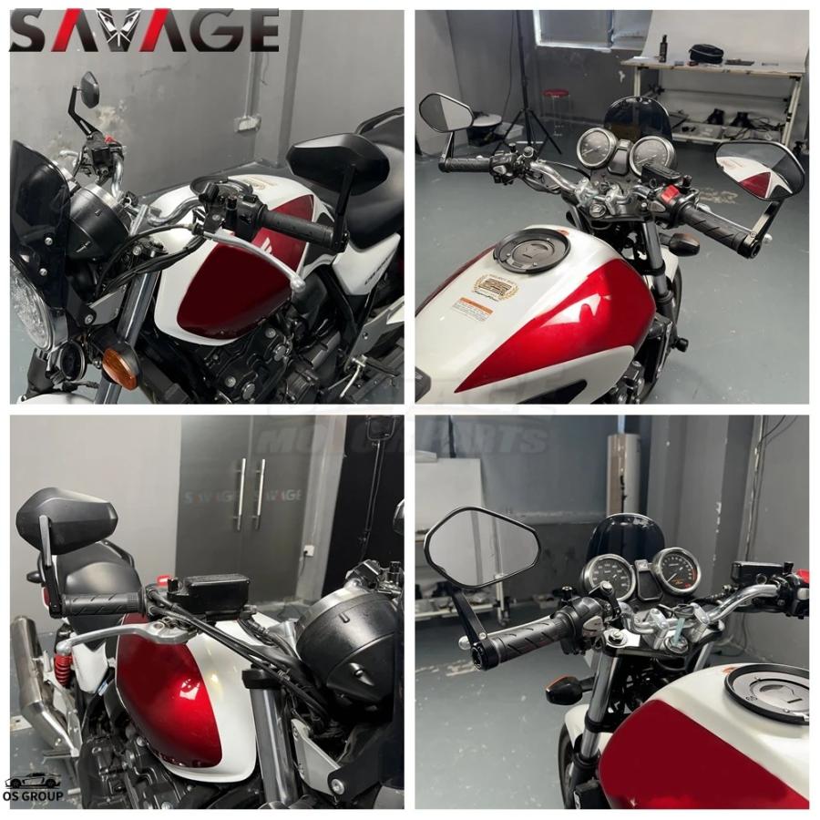 並行輸入品 リア ミラー ホンダ CB400 CB400SF CB400SB 1992年-2023