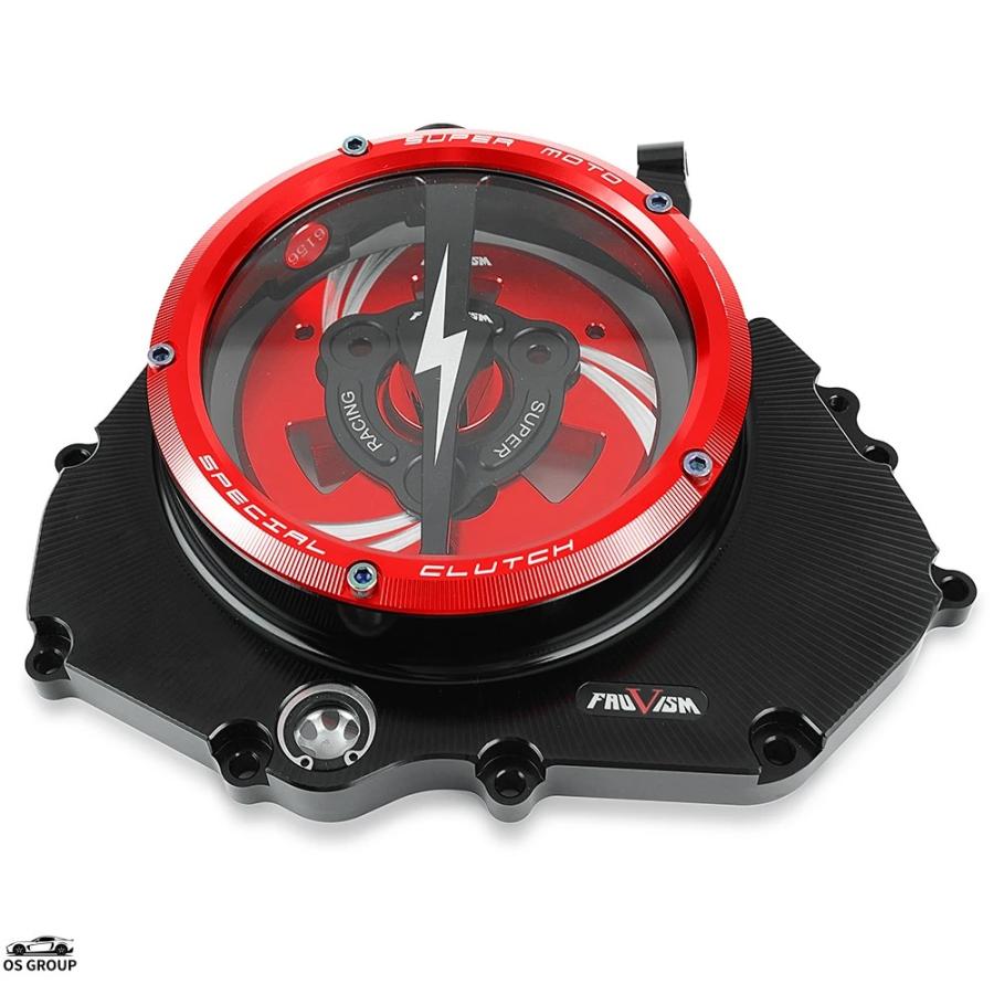 並行輸入品】 レーシング エンジン クリア クラッチ カバー カワサキ