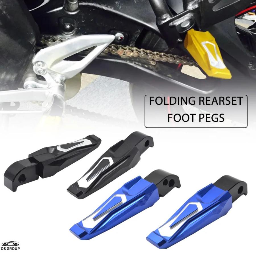 Kit Plaques Repose-Pieds T-Max 500 2001-2007 - Acier Inoxydable 316L