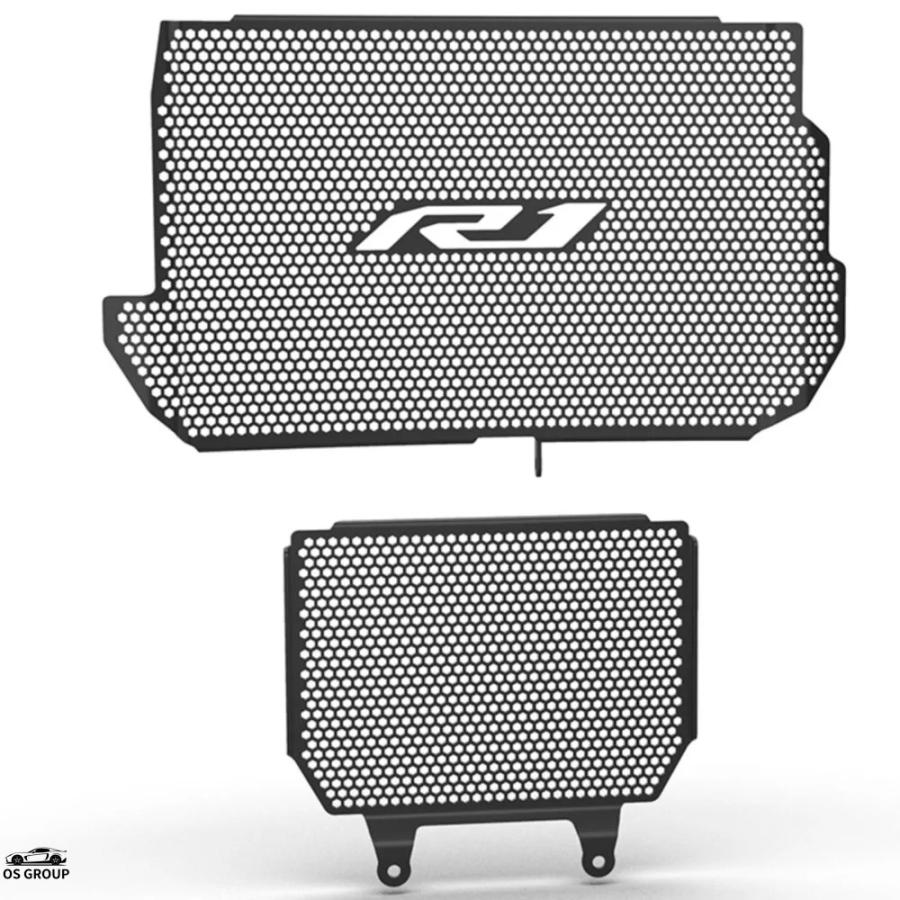 ヤマハYZF-R1ラジエター＆オイルクーラーガードSET　中古品 並行輸入品 バイク ラジエーター ガード オイル クーラー セット