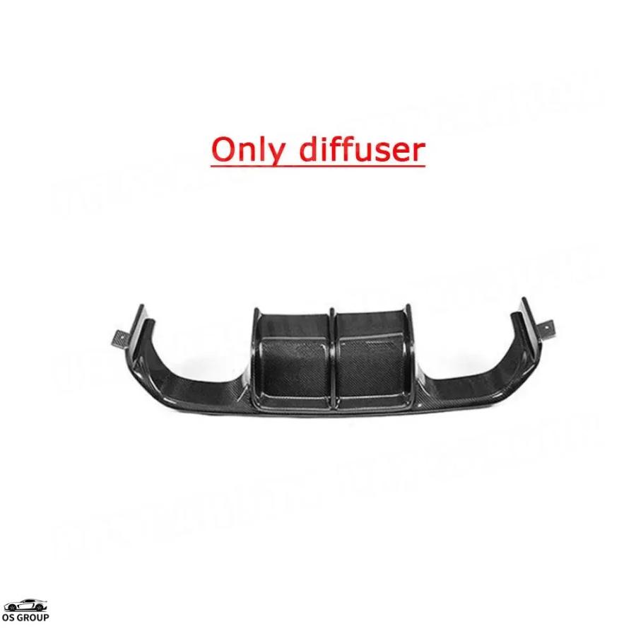 並行輸入品 カーボン リア バンパー デュフューザー スプリッター BMW 3 4 シリーズ F80 M3 F82 F83 M4 2014年 2015年 2016年 2017年 FRP ブラック カスタ_6