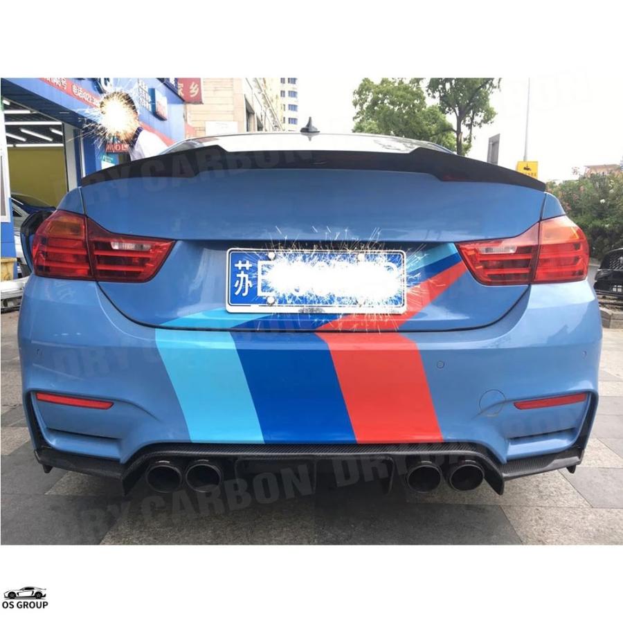 並行輸入品 カーボン リア バンパー リップ デュフューザー スポイラー BMW 3 4 シリーズ F80 M3 F82 F83 M4 2014年-2017年 V 3P カスタム パーツ_7