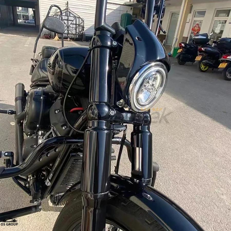 並行輸入品】 6P フォーク カバー キャップ ハーレー ストリートボブ