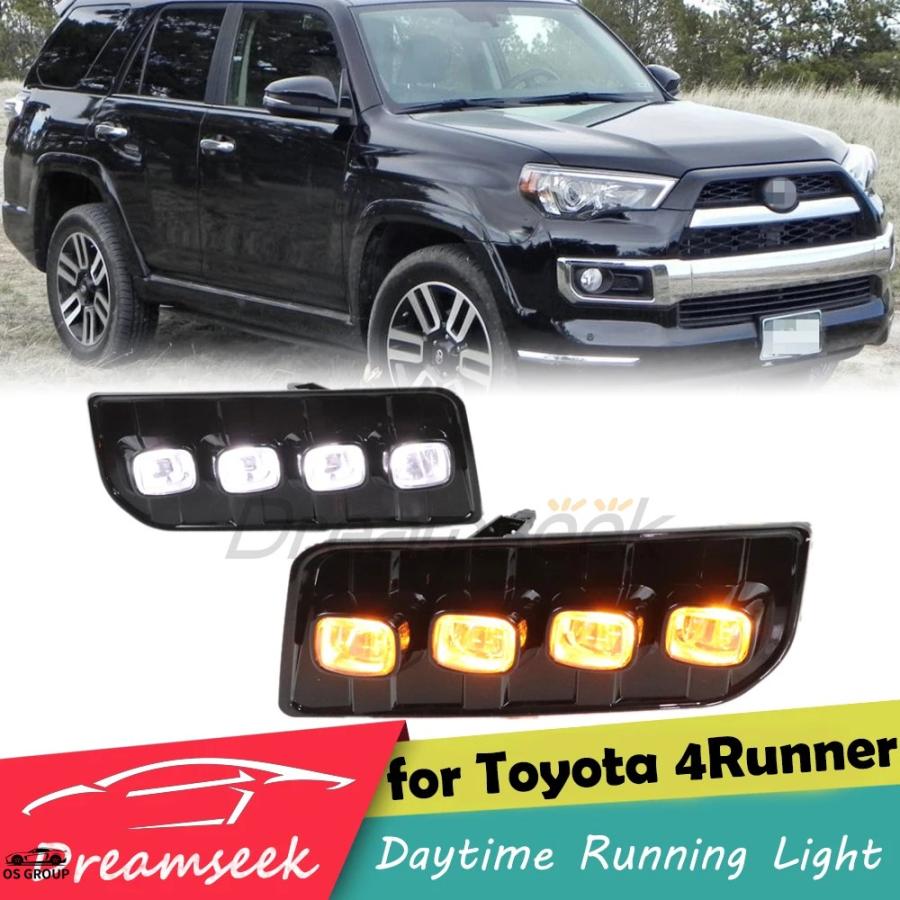 並行輸入品 2x LED デイライト 走行 ライト トヨタ 4ランナー