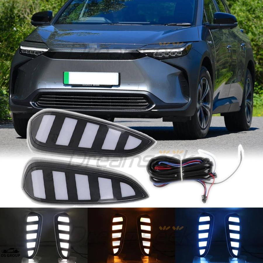 Reikoeppy ペア車のフロントバンパー LED フォグランプアセンブリ駆動ランプ Foglight ディスカバリー 2 3 レ 並行輸入品 ペア LED DRL デイライト 走行 ライト トヨタ bZ4X 2023+ 防水 フロント フォグ ランプ W/ シーケンシャル  ウィンカー 3 ヘッドライト カスタム : ハナピ - 通販 - Yahoo!ショッピング