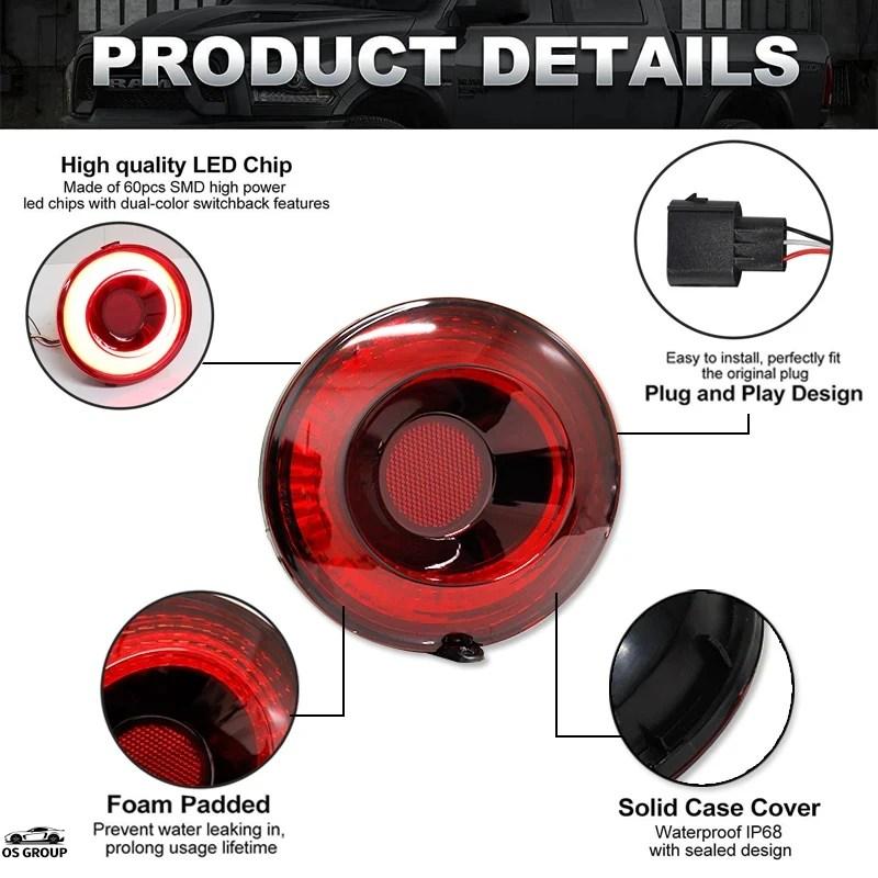 並行輸入品】 4P LED テールライト Assemblies リア ストップ ブレーキ