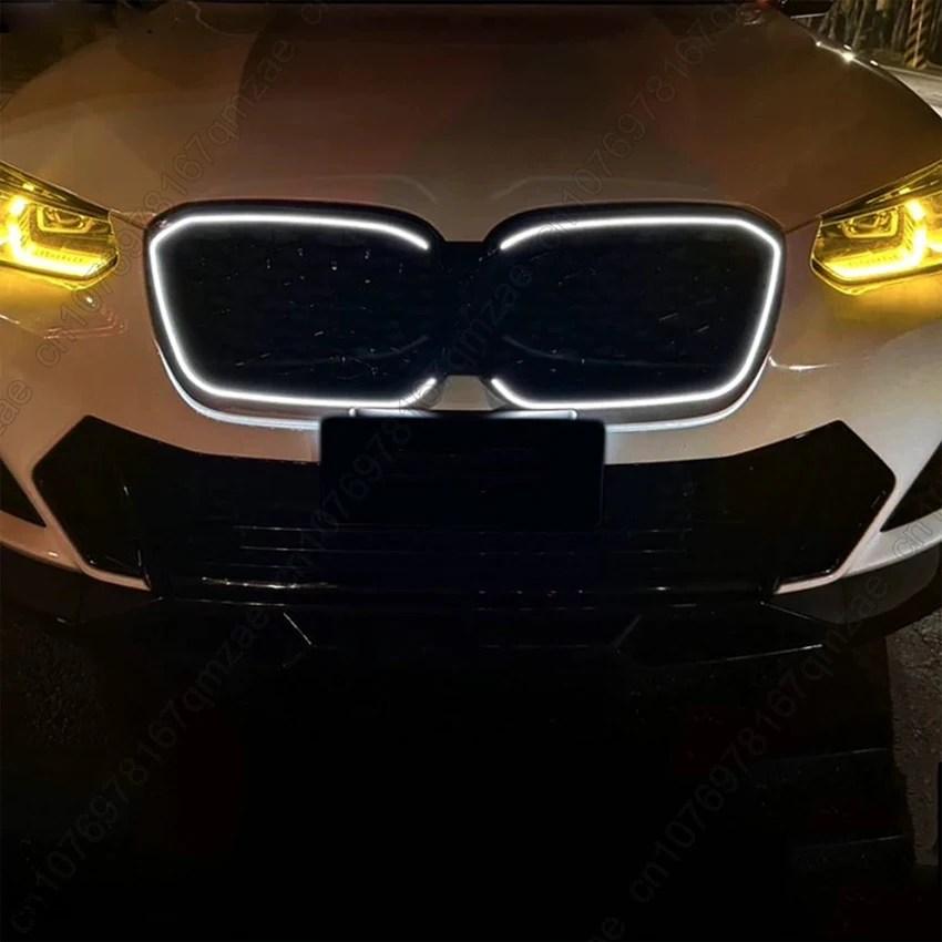 並行輸入品 流れる ライト luminous グリル BMW X3/X4 G01 G02 G08