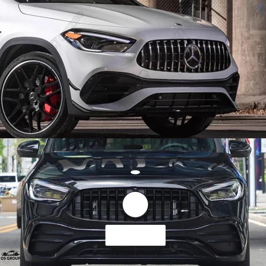 並行輸入品】 GT フロント バンパー グリル ベンツ GLA クラス