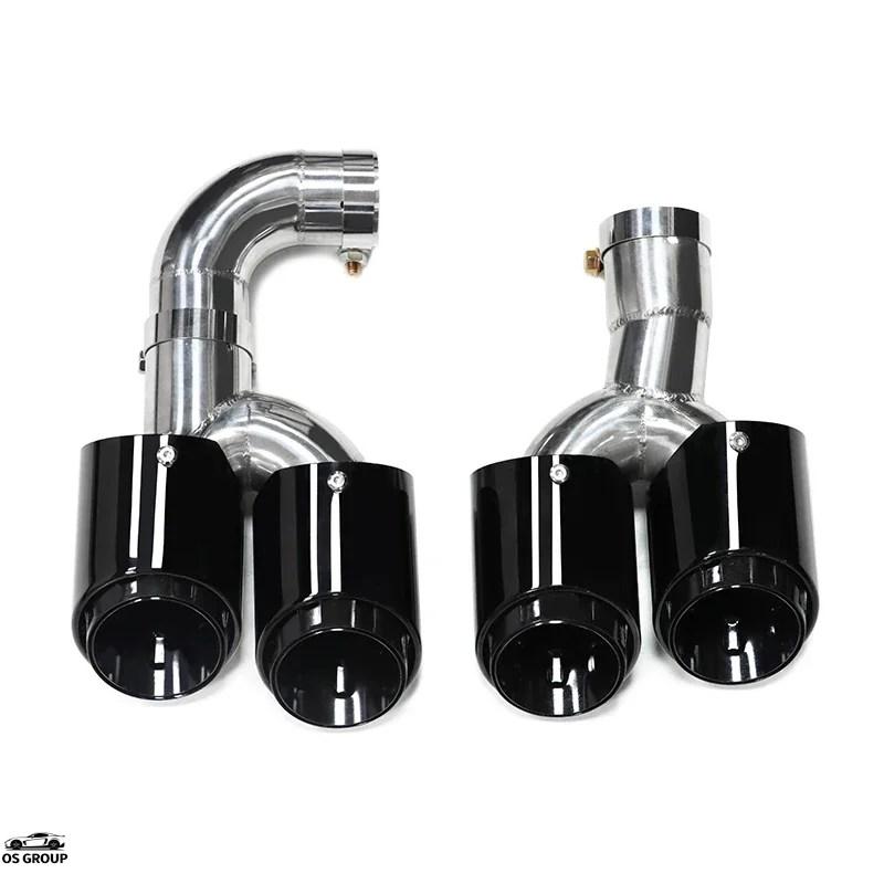 【並行輸入品】 BMW X3 G01 X4 G02 2022年+ Quad エキゾースト Changed X3M X4M バンパー エキゾースト Nozzle マフラー テールパイプ カスタム パーツの画像