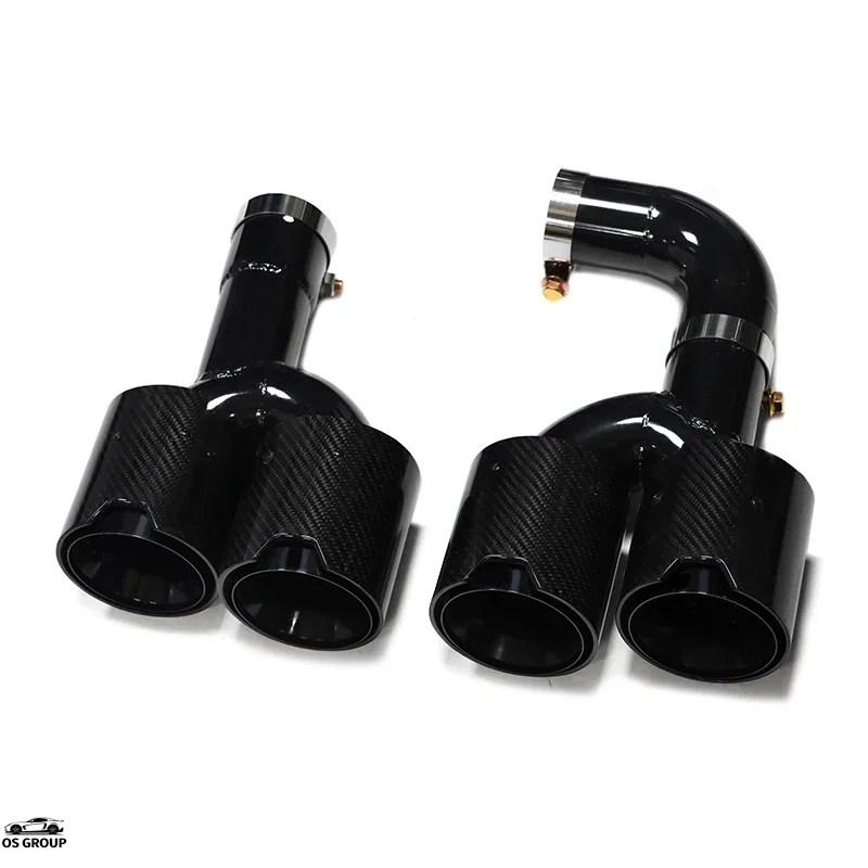 【並行輸入品】 BMW X3 G01 X4 G02 2022年+ Quad エキゾースト Changed X3M X4M バンパー エキゾースト Nozzle マフラー テールパイプ カスタム パーツの画像