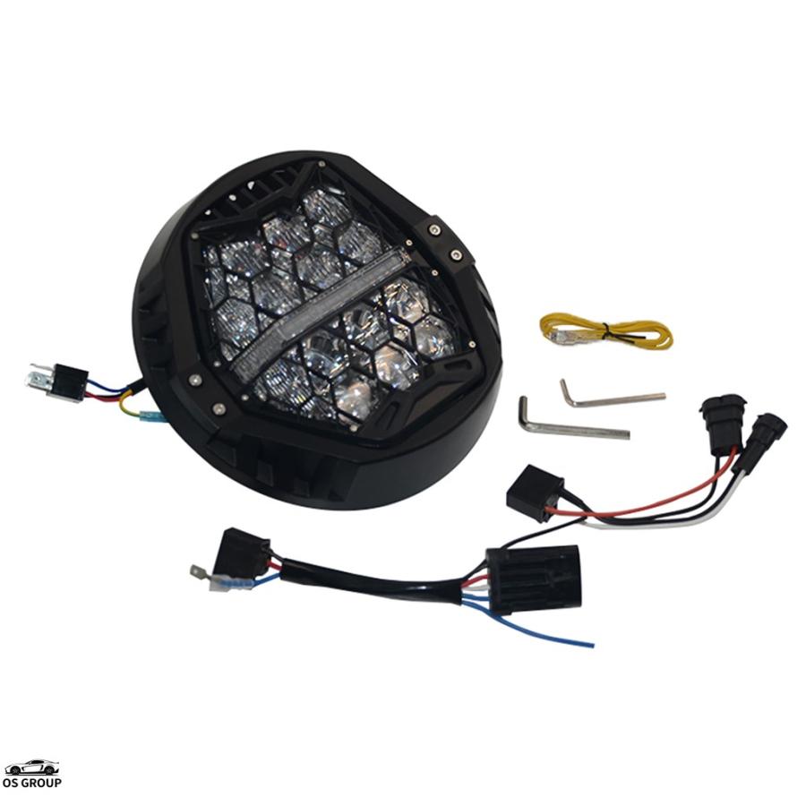 並行輸入品 バイク 7 インチes LED ヘッドライト アセンブリ ハーレー