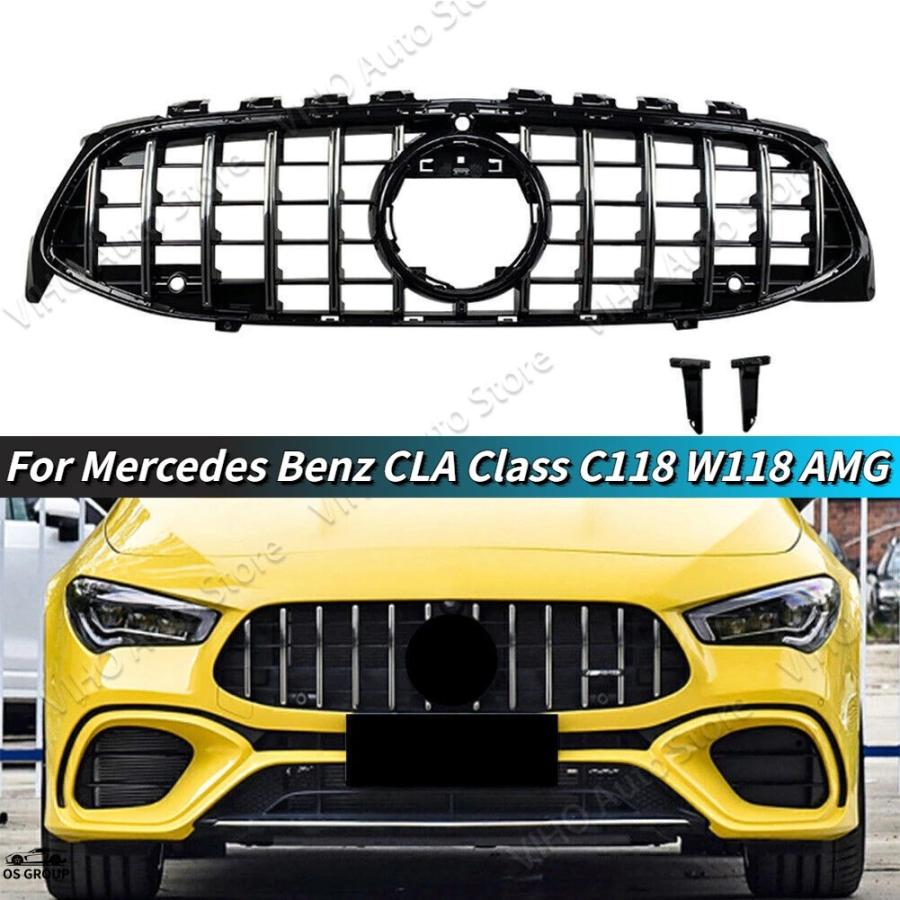 並行輸入品 GT フロント グリル メッシュ ベンツ CLA クラス C118 W118