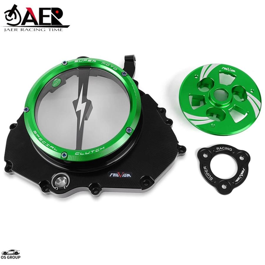 並行輸入品】 CNC エンジン レーシング クリア クラッチ カバー