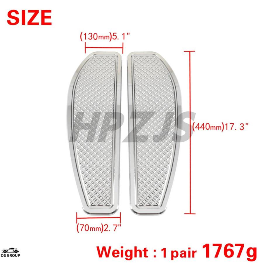 並行輸入品】 CNC アルミ フロント ドライブr フット ボード