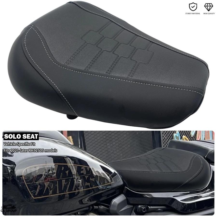 並行輸入品 バイク ソロ シート ライダー レザー サドル ドライブr