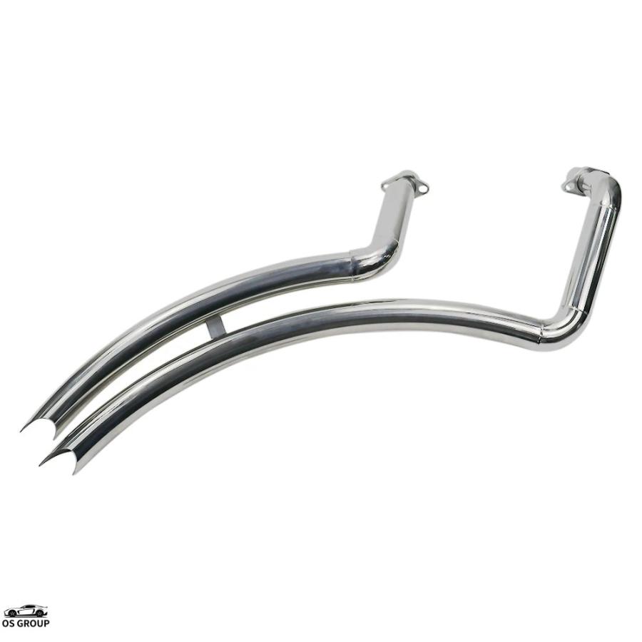 並行輸入品】 バイク エキゾースト サイレンサー Slash Cut マフラー