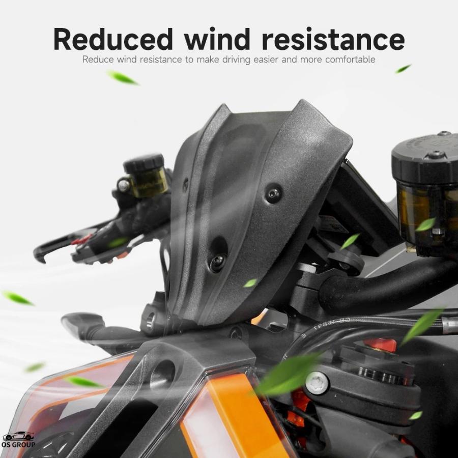 並行輸入品 バイク フロント 風防スクリーン KTM 390 デューク 390 