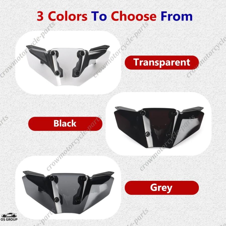 並行輸入品】 2025 ヤマハ MT-07 バイク 風防スクリーン プロテクター