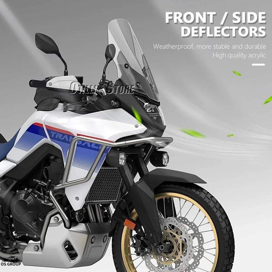 ホンダ XL750 トランザルプ 純正フロントスクリーン&純正バイザー