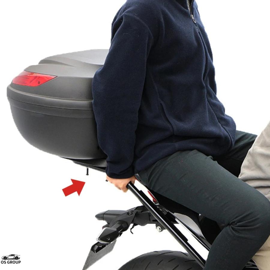 並行輸入品】 リア ラゲッジ ラック バイク テール ボックス fixing