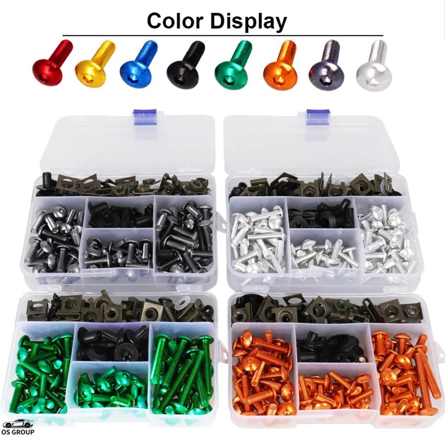 並行輸入品】 195P フェアリング スクリュー カワサキ ZX6R ZX7R ZX9R