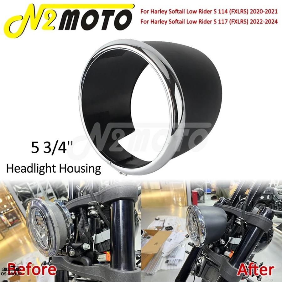 並行輸入品】 バイク FXLRS ヘッドライト Shroud 5 3/4