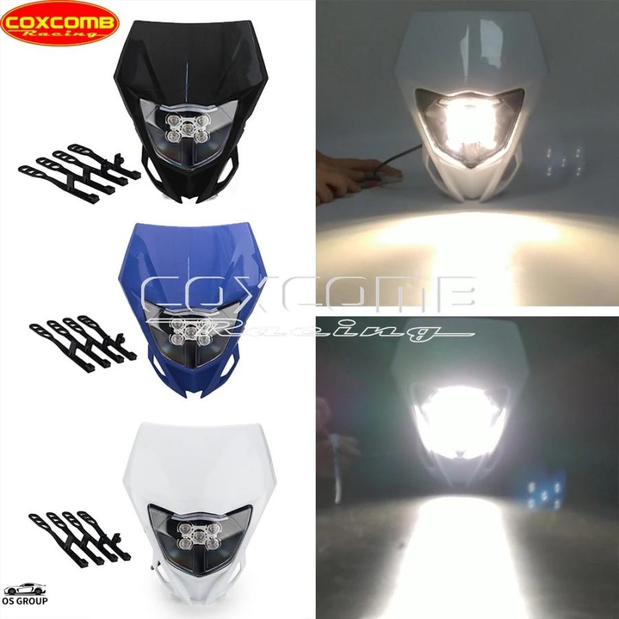 ペ*ル様 Yamaha WR250R/X カウルセット 純正ヘッドライト、ハンド 並行輸入品 エンデューロ ヘッドライト LED バルブ スポーツ MX ダート