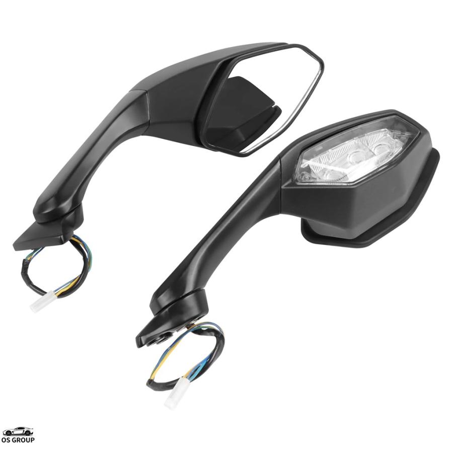 YZF-R6 ミラー LEDウィンカー　 ブラック　純正 並行輸入品 ヤマハ YZF R6 YZFR6 15-2023 R1 YZFR1 YZF-R1 バイク