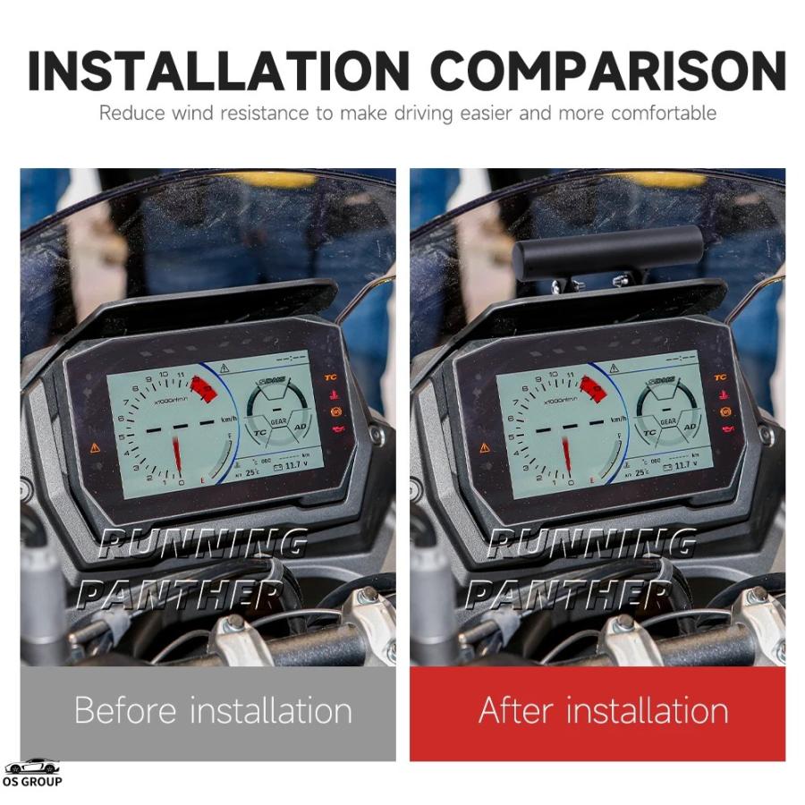 バイク GSX-S1000GT 携帯 GPS ナビゲーションブラケット ホルダー