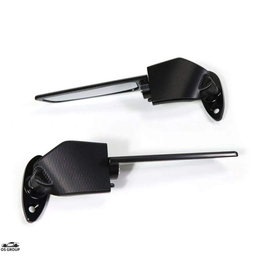 並行輸入品 バイク Rotating 風防 ウィング リア サイド ミラー