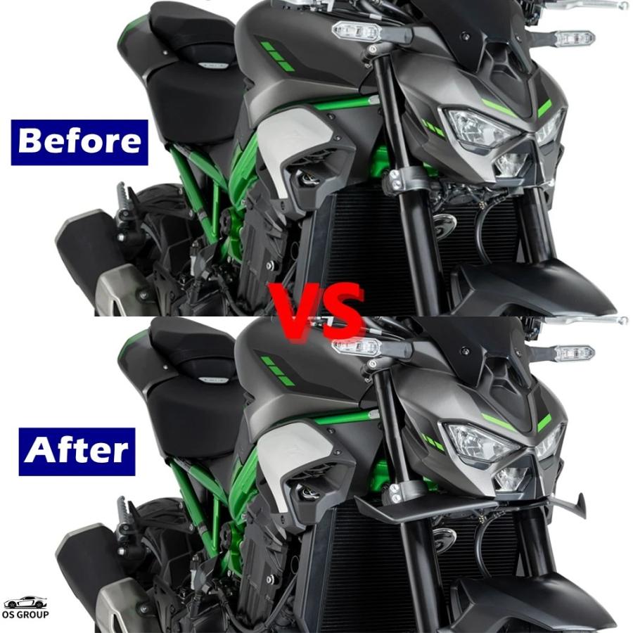 並行輸入品 フロント スポイラー カワサキ Z900 Z 900 SE Z900SE 2025