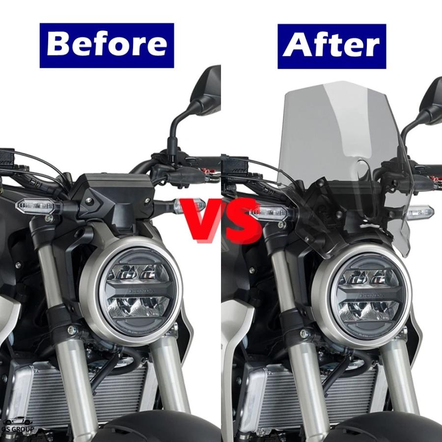 風貌 並行輸入品 CB300R CB125R CB250R バイク 風防スクリーン 風よけ 風防