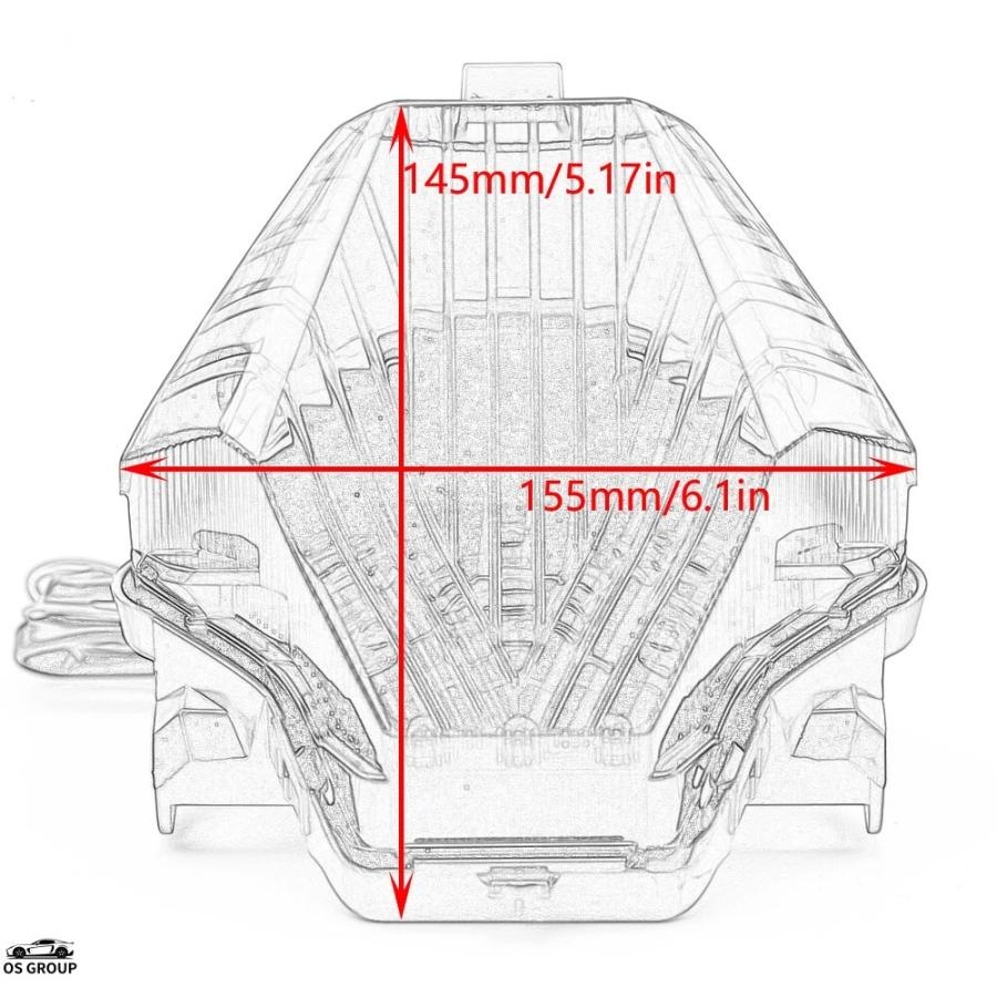 並行輸入品 LED リア ウィンカー インジケータ― ヤマハ YZF R3 R25