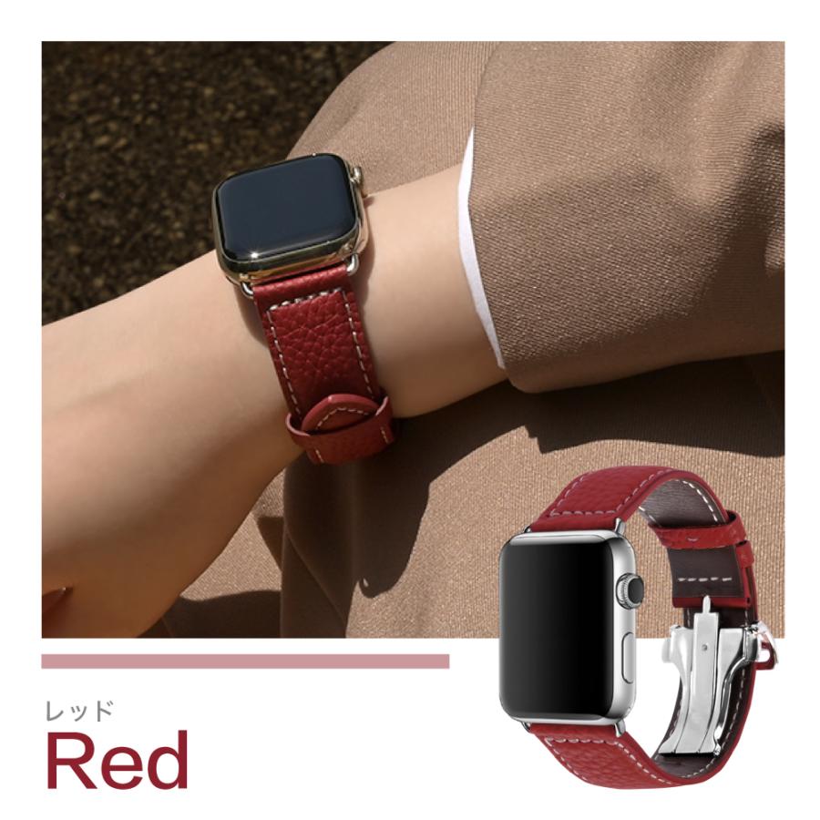 アップルウォッチ バンド 本革 レザー シュリンクレザー Apple Watch Series9 Series8 SE Ultra2 series7 6/5 41mm 45mm 40mm 44mm 38mm 42mm 49mm  Dバックル｜hanaro-online-store｜13