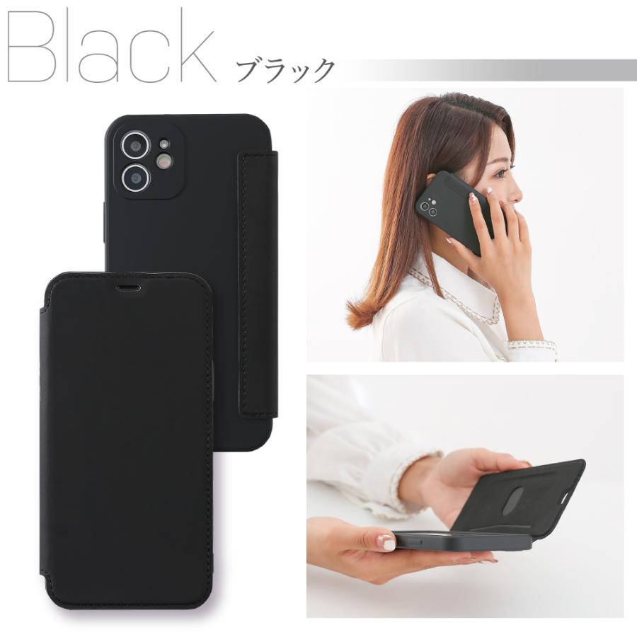 HanaRo iPhone12 ケース シリコン 手帳型 iPhone12 Pro ケース