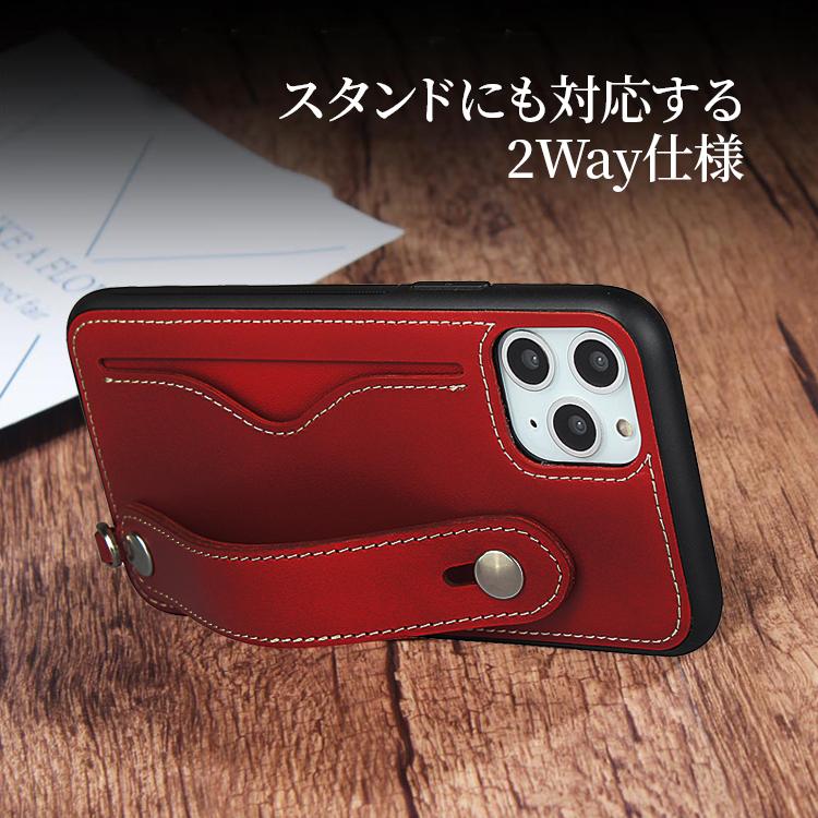 HanaRo iPhone11 Pro ケース 本革 iPhoneXS スマホケース