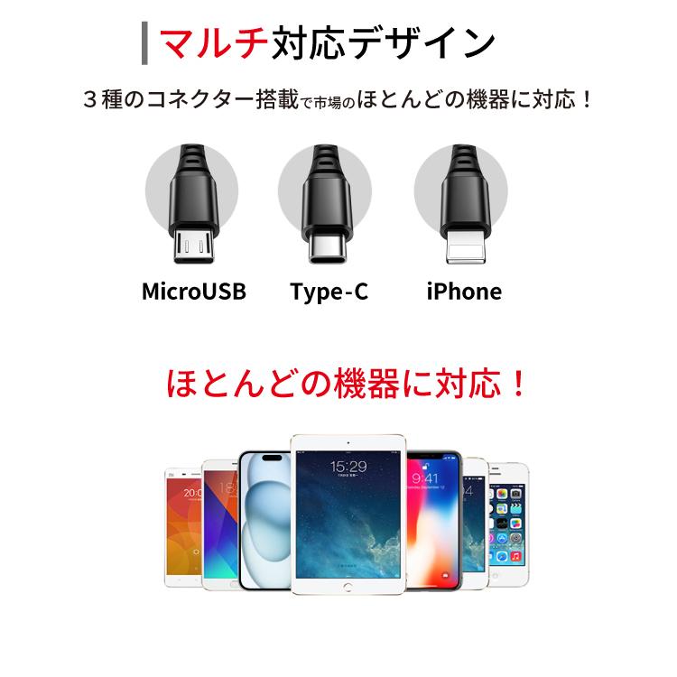 HanaRo iPhone ケーブル iPhone 充電ケーブル 4in1 1.2m 急速充電