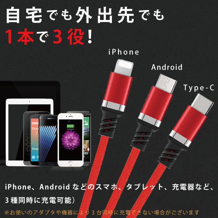 HanaRo iPhone 充電 ケーブル スマホ 充電ケーブル Lightning Micro