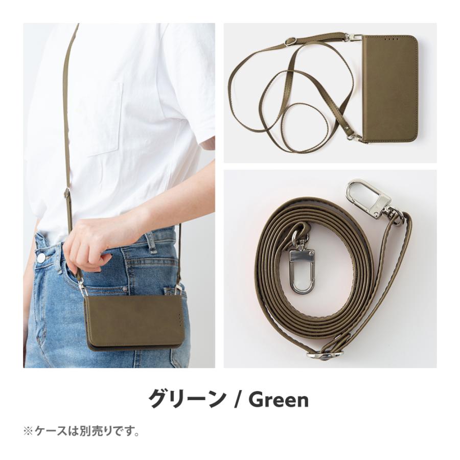 HanaRo ストラップ ショルダーストラップ 落下防止 PUレザー フック