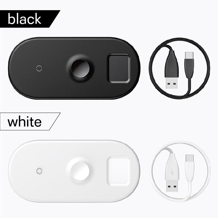 2020新型 Qi ワイヤレス充電器 iPhone Android Apple Watch AirPods 同時充電対応 アイフォン アップルウォッチ ワイヤレス充電器 ワイヤレス 充電 送料無料 | HanaRo | 09