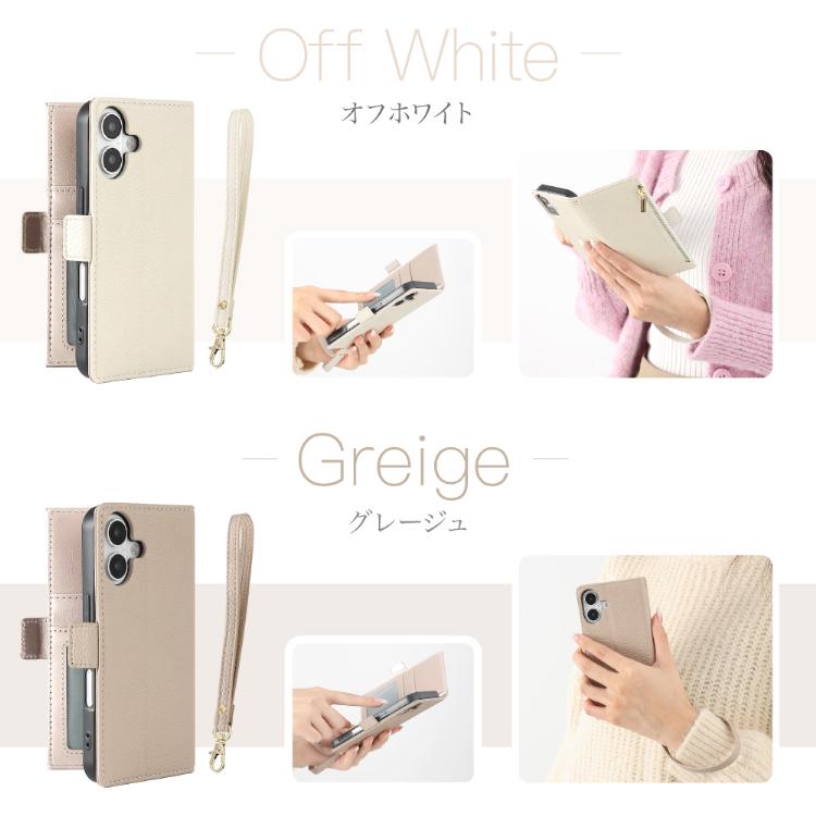 HanaRo iPhone17 ケース 手帳型 アイフォン17 iPhone17e iPhone16 手帳
