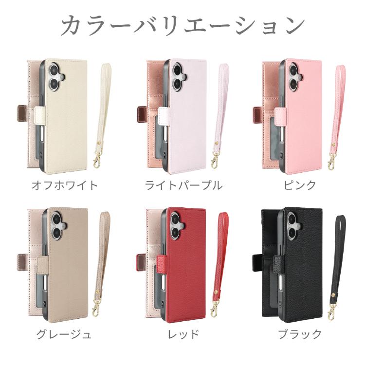 HanaRo iPhone17 ケース 手帳型 アイフォン17 iPhone17e iPhone16 手帳