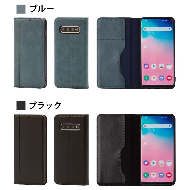 Galaxy S22 ケース A41 Galaxy A21 S20 Galaxy S20+ Galaxy Note10 Galaxy Note10＋ A20 A21 シンプル カバー 手帳型 本革 高品質 マグネットあり 手帳型ケース｜hanaro｜16